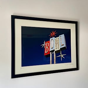 Premiere Lanes by Mark Peacock  Image: Framed Print