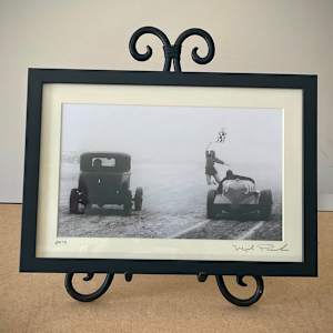 When the Flag Comes Down by Mark Peacock  Image: Framed Print