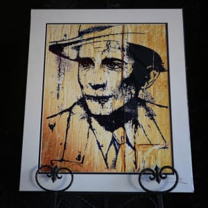 Hank Williams by Mark Peacock  Image: Matted Print