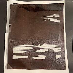 Kimono stencil - Katagami