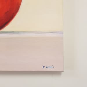 Apple by Christine Davis  Image: Apple painting signature