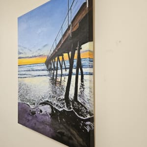 Sunset Jetty by Christine Davis  Image:  edges