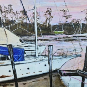 Docked at dusk by Christine Davis  Image: Docked at dusk details