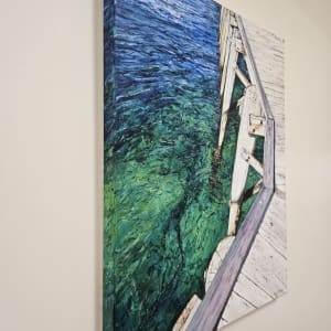 Moonta Jetty by Christine Davis  Image: Moonta Jetty edges