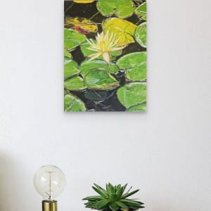 Water Lily in Bloom by Christine Davis  Image: Water Lily styled scene