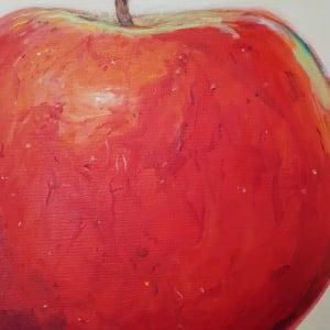 Apple by Christine Davis  Image: Apple painting details