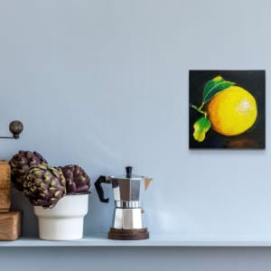 Lemon by Christine Davis  Image: Lemon painting on wall