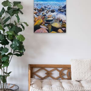 Marino Rocks  Image: Marino Rocks oil painting on wall