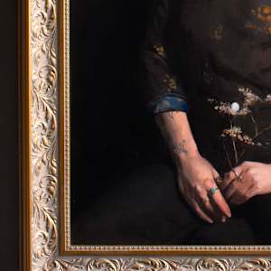 Portrait of Isabella with Dried Flowers by Jason Michael Bentley