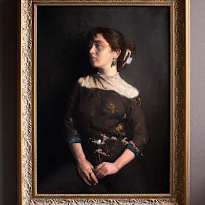 Portrait of Isabella with Dried Flowers by Jason Michael Bentley