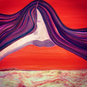 "Atravesando montañas, en el aire" "Through the mountains, in the air" by Carolina (Caro)  Ramonde