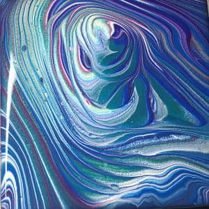 Coasters: BGM Swirls by Helen Renfrew 