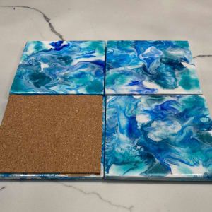 Coasters: In Blue by Helen Renfrew 