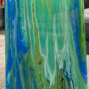 Vase - Green & Blue