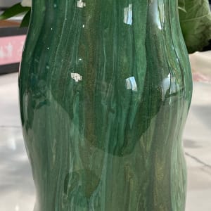 Vase - Green & Gold by Helen Renfrew 