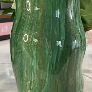 Vase - Green & Gold by Helen Renfrew 