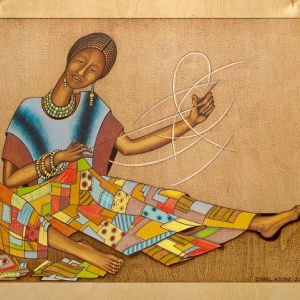 The Textile Patch Worker by Djibril N'Doye