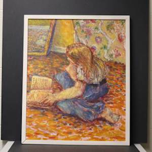 Girl Reading by Ray Grumney