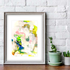 White Over New Green by Kim Moulder