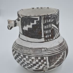 Tusayan White Ware Effigy Mug by Ancestral Puebloan
