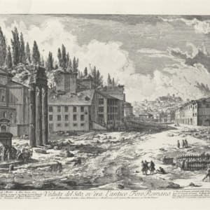 Veduta del Sito, ov'era I'antico Foro Romano (View of the ancient Roman forum) by Giovanni Battista Piranesi 