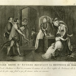 Marie Reine De'Ecosse Recevant sa Sentence de Mort (Mary Queen of Scots Receives Her Death Sentence) by John Francis Rigaud