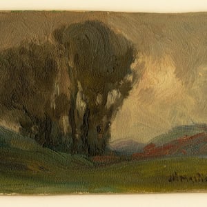Untitled (Landscape with Trees) by J. H. Martin