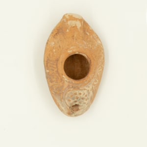 Byzantine Pottery Oil Lamp by Unknown 