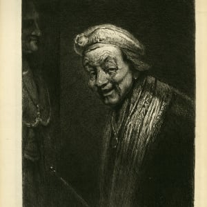 Après Rembrandt by Leopold Flameng