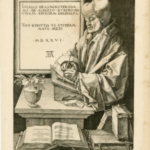 Portrait of Erasmus, after Durer by Charles Amand-Durand