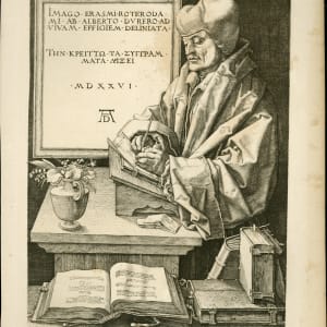 Portrait of Erasmus, after Durer by Charles Amand-Durand 