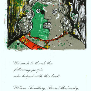 Page from One Cent Life Portfolio by Enrico Baj