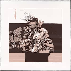 The Body's Anthem, مقدمة النشيد الجسدي by Dia al-Azzawi, Image 8.
