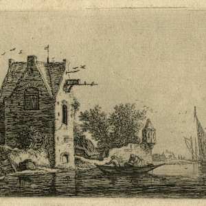 The Sentry Box on the Wall by Anthonie Waterloo