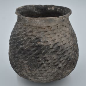Corrugated Seed Jar by Ancestral Puebloan