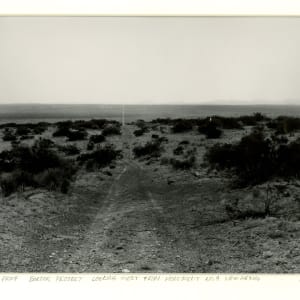 Border Project: Looking West from Monument No. 9, New Mexico by Peter Goin 