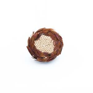 Woven Willow Basket by Sandra Eagle 