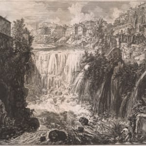 Veduta della Cascata di Tivoli (View of the Grand Cascade at Tivoli) by Giovanni Battista Piranesi