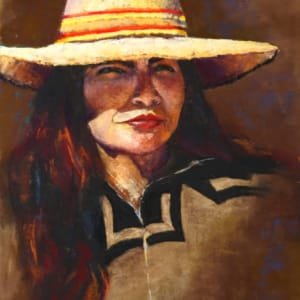 Straw Hat by Judy Wegenast