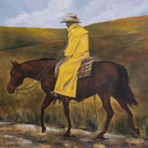 Riding to Winter Pasture by Paula Wallace