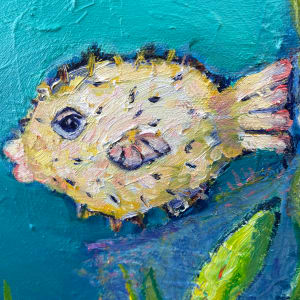 Puffer fish by Wendy Bache 