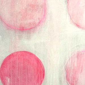 Pink Circles by susan wolfe huppman 