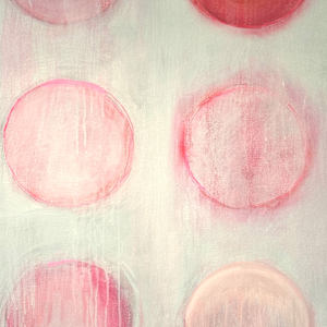 Pink Circles by susan wolfe huppman 