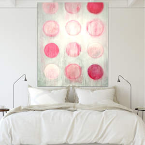 Pink Circles by susan wolfe huppman 