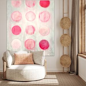 Pink Circles by susan wolfe huppman 