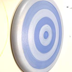 Blue Target by susan wolfe huppman 