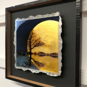 Reflective Practice XIII - Golden Moon by Mark Welland 