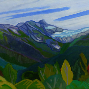 TLAXHASATANJIN (Hands at Rest - Heinzleman Ridge, Juneau) by Barbara Craver 