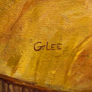 Maleva the Gypsy by George Douglas Lee  Image: Signature, lower left corner