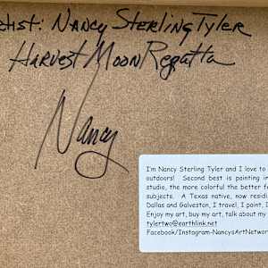Harvest Moon Regatta by Nancy Sterling Tyler 